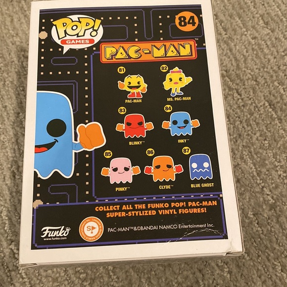 Funko Pop Games Pac-Man Inky #84 - Picture 4 of 8